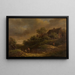 Landschaft - Jozef Linnig — gerahmtes Bild an der Wand