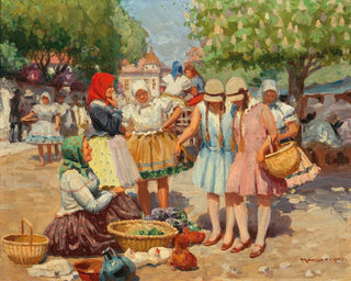 Jozef Teodor Mousson - At the Market.webp