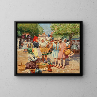 Jozef Teodor Mousson - At the Market.webp