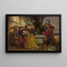 Jeanne d'Arc beim Belagerungs von Paris - Jozef Van Lerius — gerahmtes Bild an der Wand