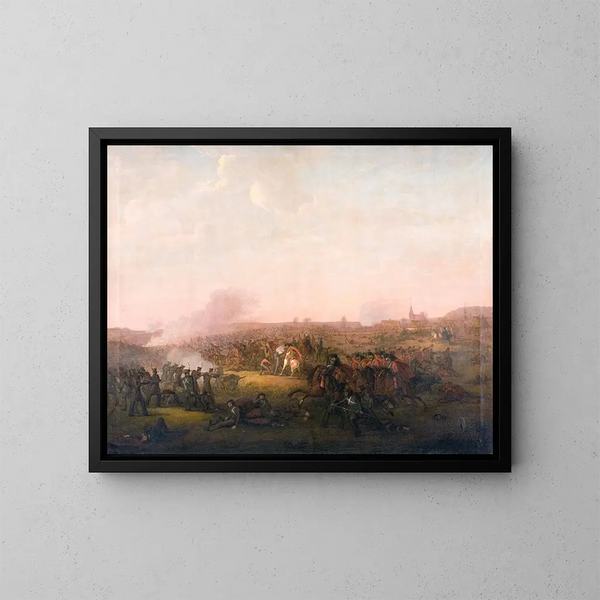 Schlacht bei Sehested - Jørgen Sonne — gerahmtes Bild an der Wand