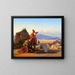 Hirten in der römischen Landschaft - Jørgen Sonne — gerahmtes Bild an der Wand