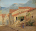 Rue de village dans les montagnes sabines - Jørgen Sonne — Ansicht des Kunstwerks