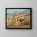 Rue de village dans les montagnes sabines - Jørgen Sonne — gerahmtes Bild an der Wand