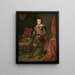 Portrait des Prinzen Baltasar Carlos, Sohn von König Philipp IV. von Spanien, im Alter von etwa 11 Jahren - Juan Bautista Martínez del Mazo — gerahmtes Bild an der Wand