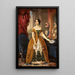 Portrait von Doña Dolores Tosta de Santa Anna - Juan Cordero — gerahmtes Bild an der Wand