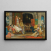 Im Harem - Juan Giménez Martín — gerahmtes Bild an der Wand