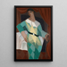 Harlekin - Juan Gris — gerahmtes Bild an der Wand