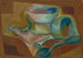 Bol und Apfel - Juan Gris — Ansicht des Kunstwerks