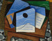 Gitarre auf einem Tisch - Juan Gris — Ansicht des Kunstwerks