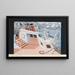 Le Pont d'un transatlantique - Juan Gris — gerahmtes Bild an der Wand