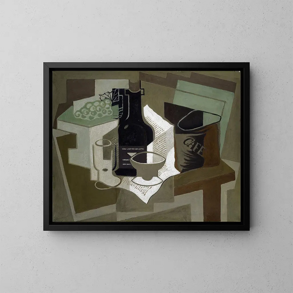 Der Kaffeebeutel - Juan Gris — gerahmtes Bild an der Wand