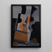 Das Gitarre, Stillleben mit Gitarre - Juan Gris — gerahmtes Bild an der Wand