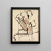 Der Raucher II - Juan Gris — gerahmtes Bild an der Wand