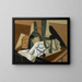 La nappe blanche - Juan Gris — gerahmtes Bild an der Wand