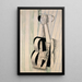 Violon accroché au mur - Juan Gris — gerahmtes Bild an der Wand
