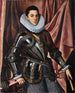 Portrait des Prinzen Philipp Emmanuel von Savoyen - Juan Pantoja de la Cruz — Ansicht des Kunstwerks