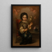 Madone au dévidoir - Juan de Roelas — gerahmtes Bild an der Wand