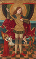 Saint Michel pesant les âmes - Juan de la Abadía — Ansicht des Kunstwerks