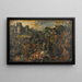 Achille konfrontiert Hector vor Troja - Juan de la Corte — gerahmtes Bild an der Wand