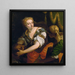 Judith mit Holofernes' Kopf - Paolo Veronese — gerahmtes Bild an der Wand