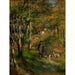 Reproduktion des Gemäldes Jules Le Cœur und seine Hunde im Fontainebleau-Wald - Pierre-Auguste Renoir