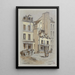 und 13 rue Cassette 6. Bezirk - Jules-Adolphe Chauvet — gerahmtes Bild an der Wand