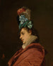Frau mit Hut und blauem Band - Jules-Adolphe Goupil — Ansicht des Kunstwerks