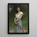 Die Rose - Jules-Cyrille Cavé — gerahmtes Bild an der Wand