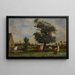 Pferde unter einem Apfelbaum - Jules-Jacques Veyrassat — gerahmtes Bild an der Wand