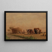 Faneurs au repos - Jules-Jacques Veyrassat — gerahmtes Bild an der Wand