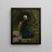 Lavandière bretonne - Jules Breton — gerahmtes Bild an der Wand