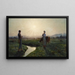 Der Morgen - Jules Breton — gerahmtes Bild an der Wand