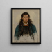 Portrait eines Mannes Studie für ein Großer Sühne Breton - Jules Breton — gerahmtes Bild an der Wand