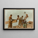 La charpente - Jules Didier — gerahmtes Bild an der Wand