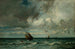 Booten, die vor dem Sturm fliehen - Jules Dupré — Ansicht des Kunstwerks