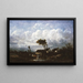 Landschaft - Jules Dupré — gerahmtes Bild an der Wand