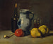 Stillleben mit einer grauen Krug - Jules Dupré — Ansicht des Kunstwerks