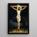 Christus am Kreuz - Jules Élie Delaunay — gerahmtes Bild an der Wand