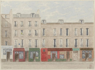 Rue Beaubourg Nr. 47 und 49, 3. Arrondissement - Jules Gaildrau — Ansicht des Kunstwerks
