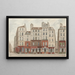 Rue Galande Nr. 18 28. Arrondissement - Jules Gaildrau — gerahmtes Bild an der Wand