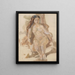 Éliane - Jules Pascin — gerahmtes Bild an der Wand
