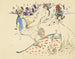 Frau mit ihrem Hund und Nacktem - Jules Pascin — Ansicht des Kunstwerks