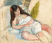 Frau ausgestreckt - Jules Pascin — Ansicht des Kunstwerks