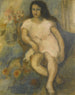 Junge sitzende Frau - Jules Pascin — Ansicht des Kunstwerks