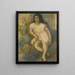 Junge sitzende Frau - Jules Pascin — gerahmtes Bild an der Wand