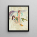 Junge Mädchen in Ostende - Jules Pascin — gerahmtes Bild an der Wand