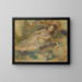 Die schlafende Tänzerin - Jules Pascin — gerahmtes Bild an der Wand