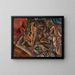 Die Toilette in den Tropen - Jules Pascin — gerahmtes Bild an der Wand
