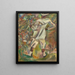 La visite du dimanche - Jules Pascin — gerahmtes Bild an der Wand